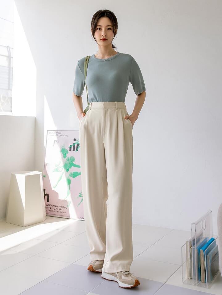 Shop Long Pants Women Korean Style Office online
