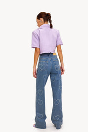 Lovey Dovey High Rise Wide Leg Jeans
