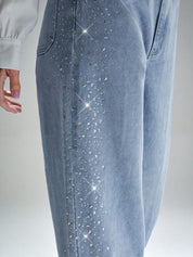 Gigi - Rhinestone Embellished Jeans