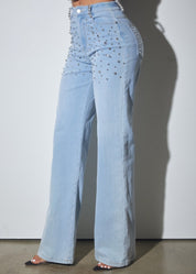 Twinkle Trail - Rhinestone Embellished Jeans