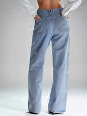 Gigi - Rhinestone Embellished Jeans