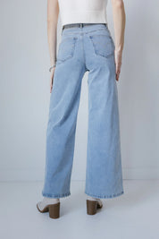 Obsession -  Embellished Wide Leg Cut Out Jeans