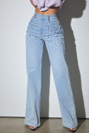 Twinkle Trail - Rhinestone Embellished Jeans