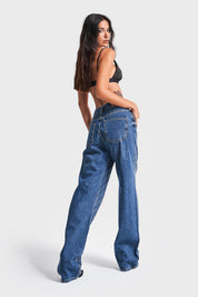 Diamond Daze High Rise Wide Leg Jeans
