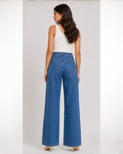 Inara - Rhinestone Embellished Jeans - Dark Blue