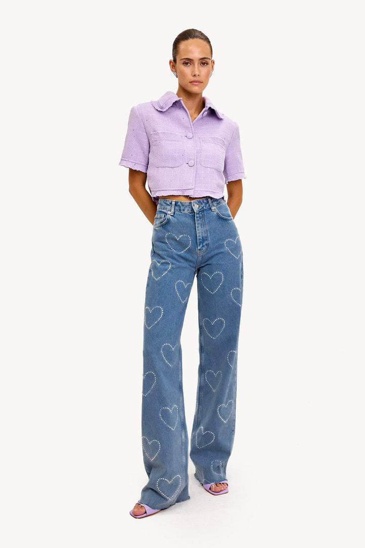 Lovey Dovey High Rise Wide Leg Jeans