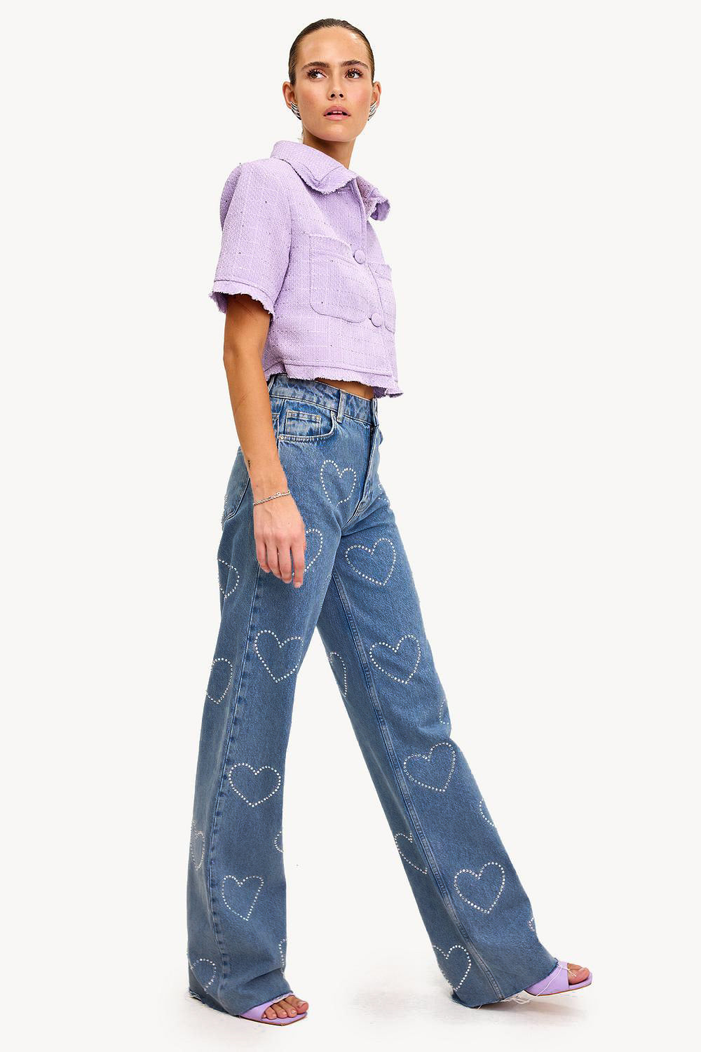 Lovey Dovey High Rise Wide Leg Jeans