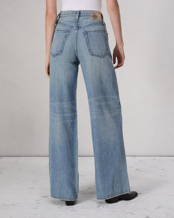 Glam Slam - Rhinestone Embellished Wide Leg Jeans