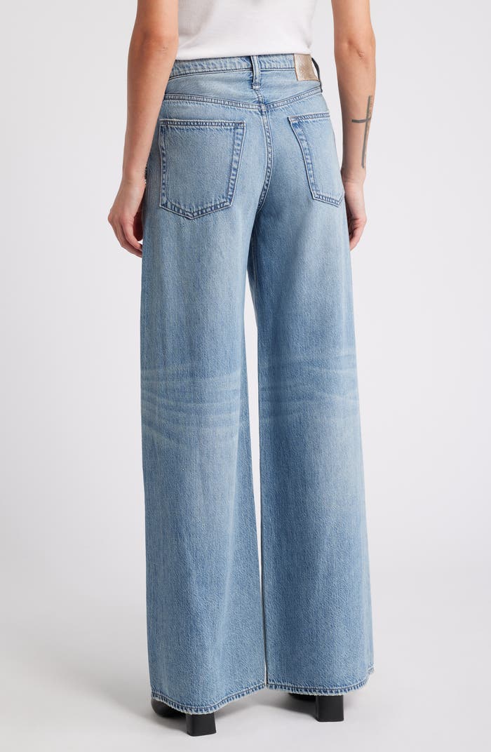 Glam Slam - Rhinestone Embellished Wide Leg Jeans