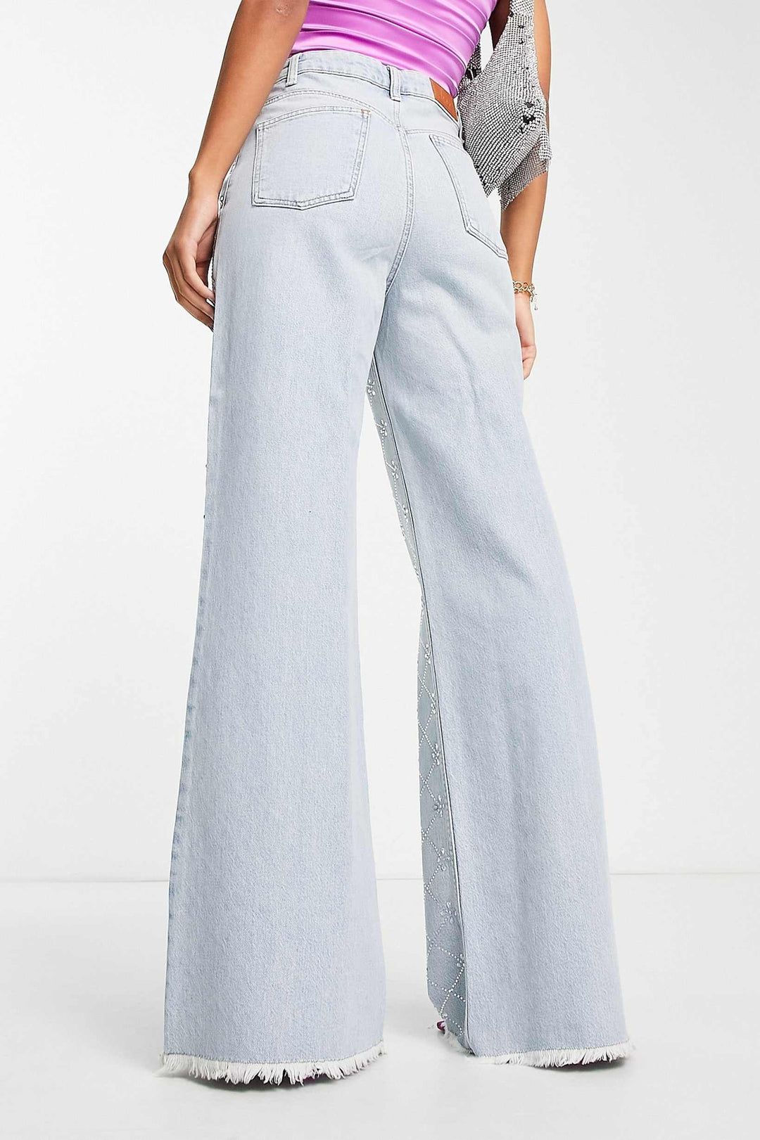 Dazzle Dream High Rise Wide Leg Jeans