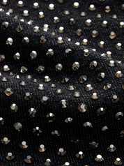 Lunar Lava - Rhinestone Embellished Wide Leg Jeans