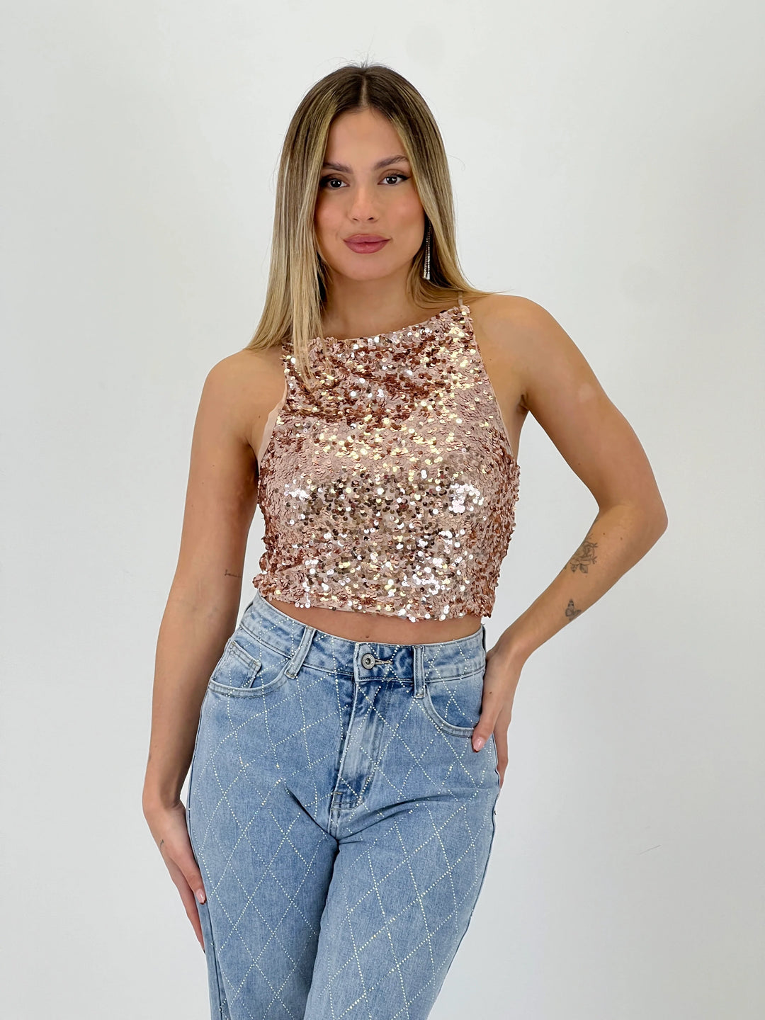 Enchanting Elegance High Rise Wide Leg Jeans