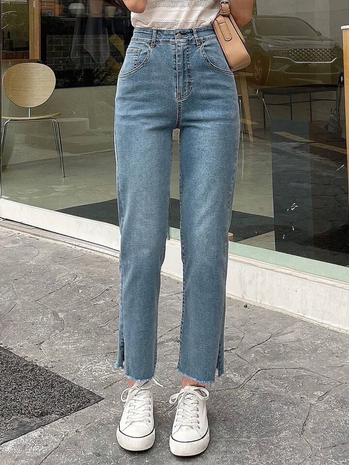 Slit Jeans - Modern Style