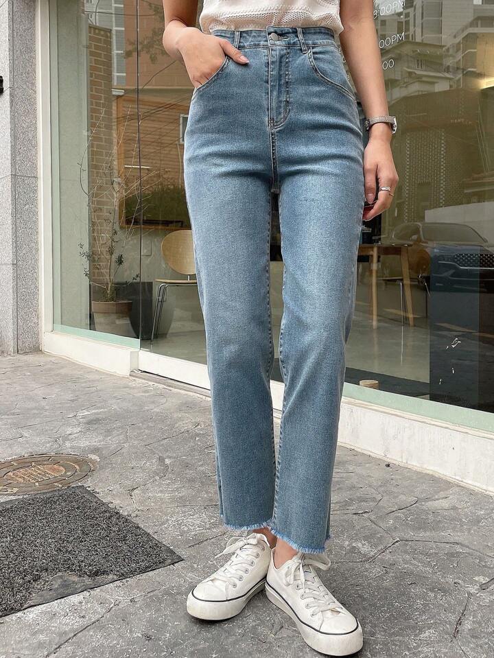 Straight Fit Jeans - Stylish Design