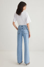 Mystic Weave - Rhinestone Embellished Wide Leg Jeans